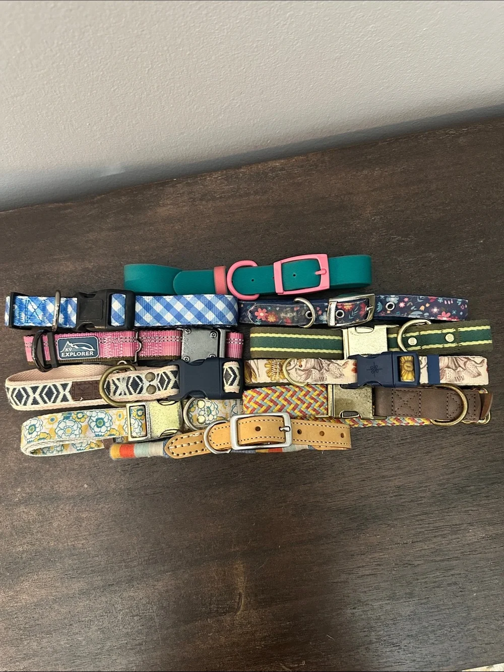 BUNDLE OF 10 Medium Dog Collars